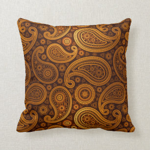 Coussin Or de luxe de Paisley  