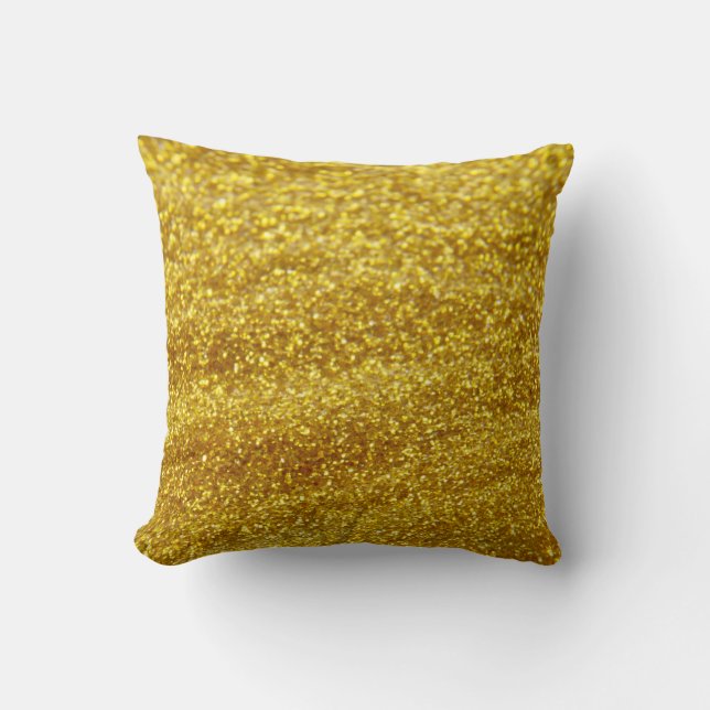 Coussin Or de parties scintillantes (Recto)
