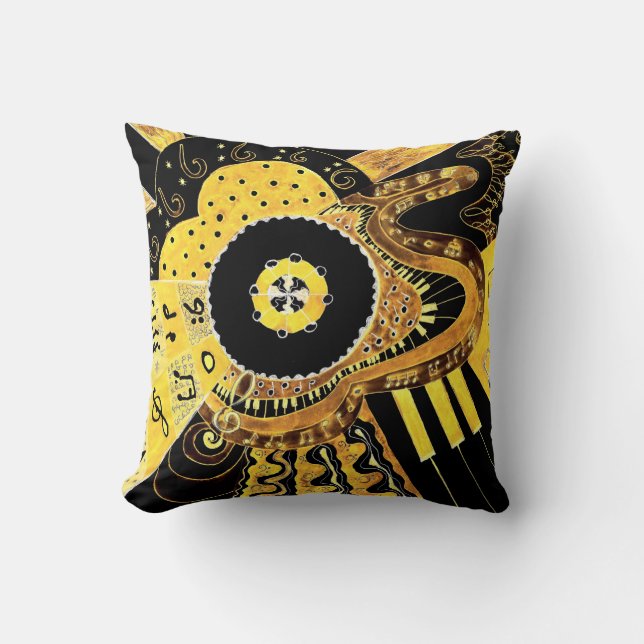 Coussin Or musical. (Recto)