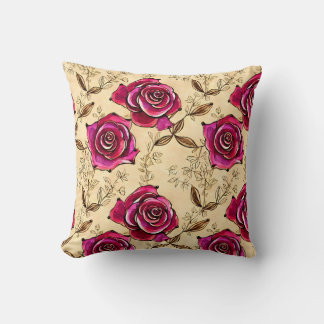 Coussin Or rose