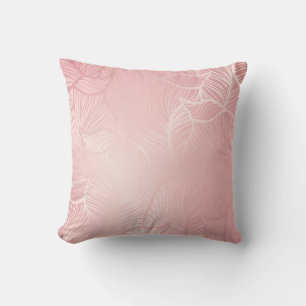 Coussin Or rose vintage Damas 