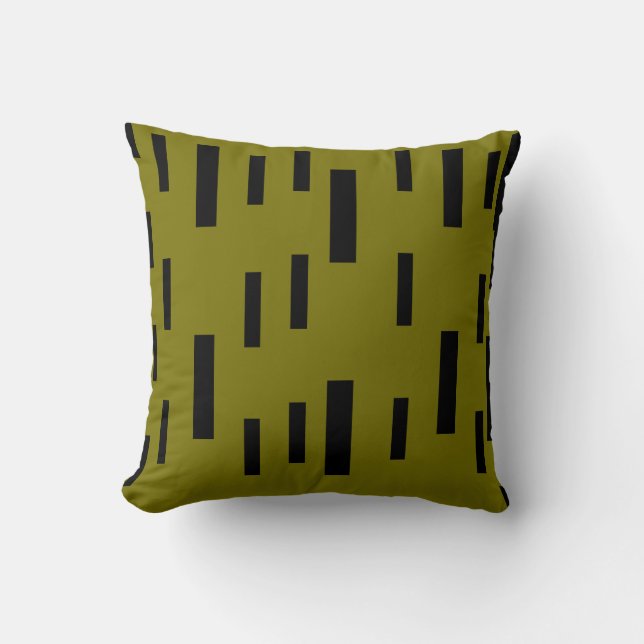 Coussin Or vert olive  (Recto)