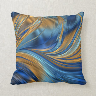 Coussin Orange bleue