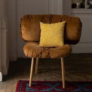 Coussin Orange, brillant