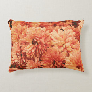 Coussin Orange Chrysanthemum