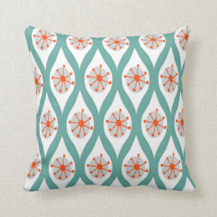 Coussin Orange et abrégé sur Teal