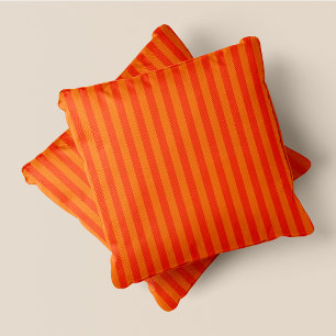 Coussin Orange et orange foncé