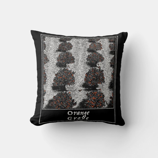 Coussin Orange Grove (Recto)