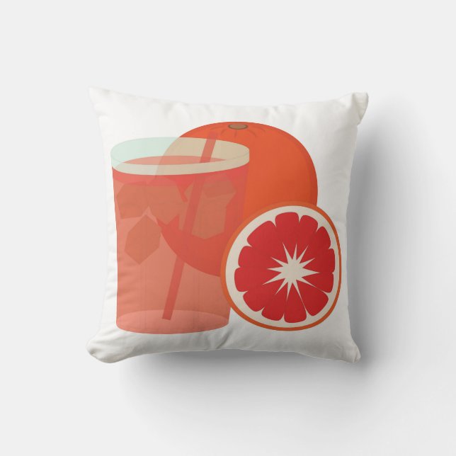 Coussin Orange sanguine (Recto)