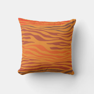 Coussin Orange Zebra