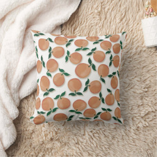 Coussin Oranges mignonnes Fruit Pays Blanc