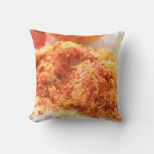 Coussin Oranges sanguines d'agrumes juteux et zeste