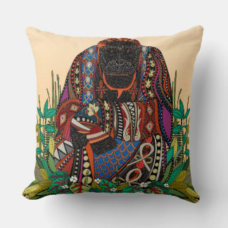 Coussin orangoutan roi cornsilk