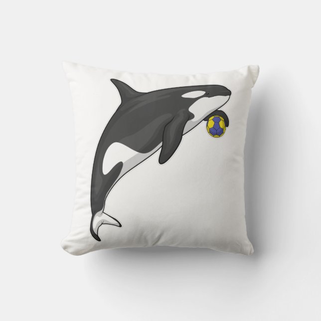 Coussin Orca Handball player Handball (Recto)
