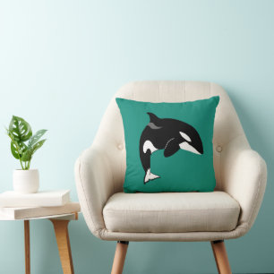 Coussin Orca Killer Whale Don