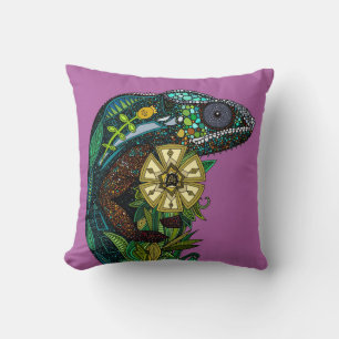 Coussin orchidée caméléon