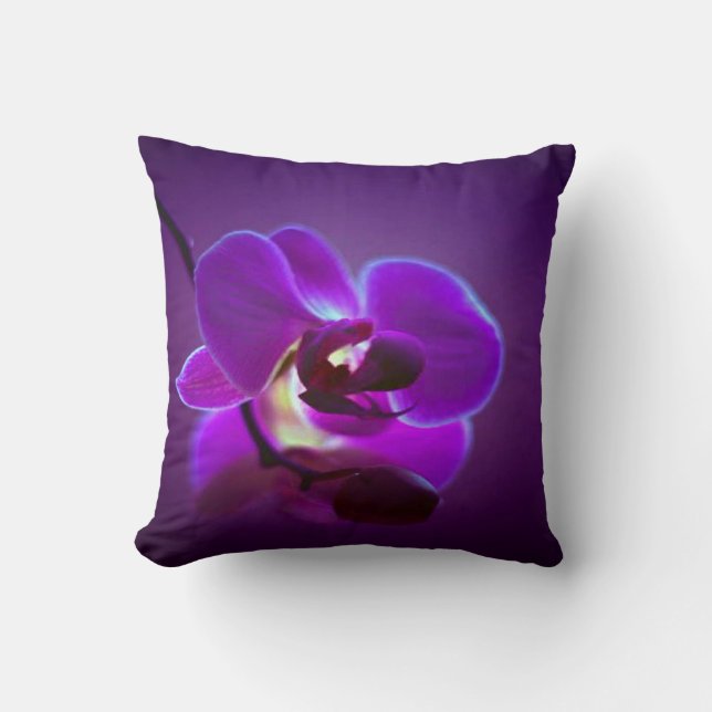 Coussin Orchidée pourpre (Recto)