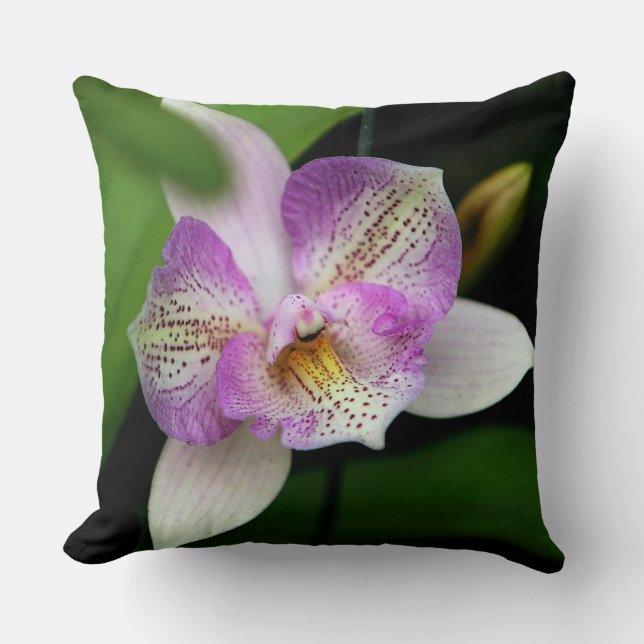 Coussin Orchidée rose (Recto)
