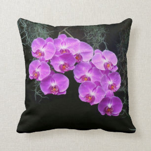 Coussin Orchidées Baisées À La Neige