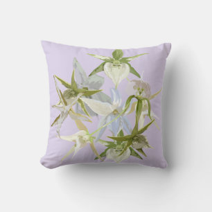 Coussin Orchidées d'angraecum