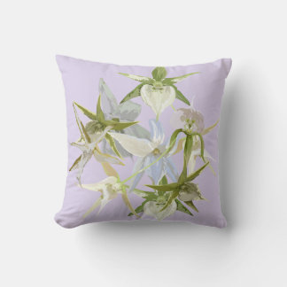 Coussin Orchidées d'angraecum