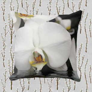 Coussin Orchidées émergées du Carré d'eau