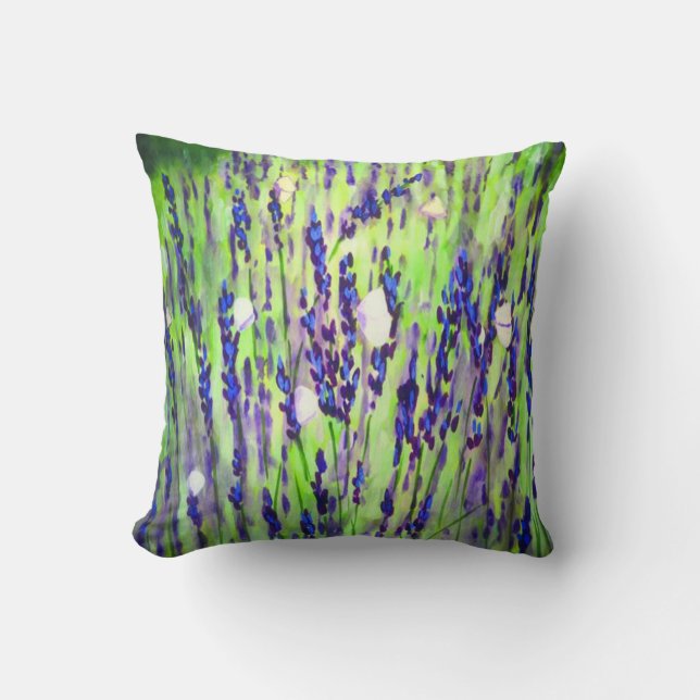 Coussin Oreille des papillons blancs (Recto)