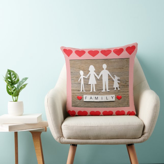 Coussin oreillé familles (Chaise)
