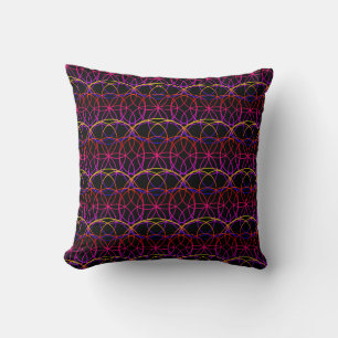 Coussin / Oreiller à jeté à effet psychédélique