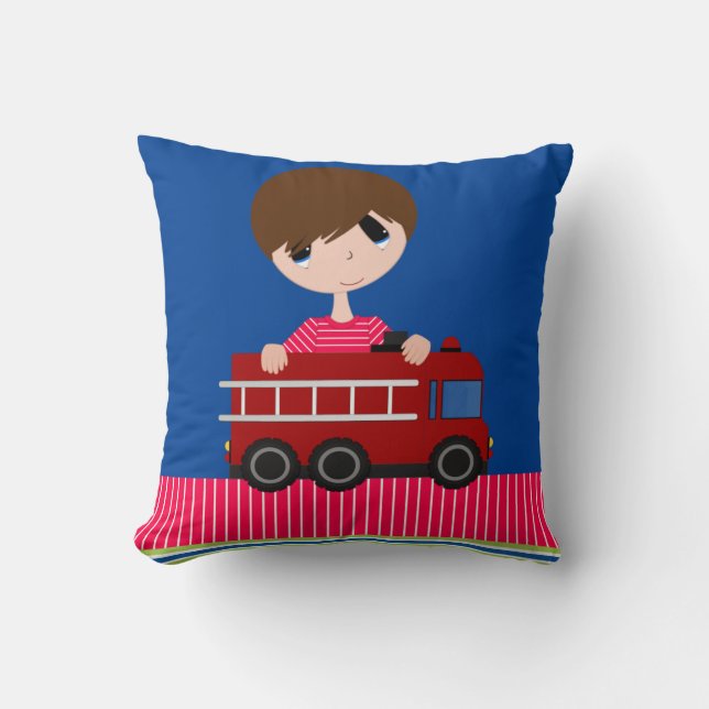 Coussin ^Oreiller à lancer en polyester pour enfants 16 po (Recto)