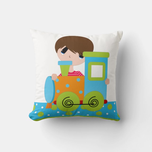 Coussin .Oreiller à lancer en polyester pour enfants 16 po (Recto)