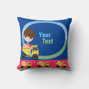 Coussin *Oreiller à lancer en polyester pour enfants 16 po