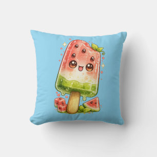 Coussin Oreiller Kawaii Glace Pastèque