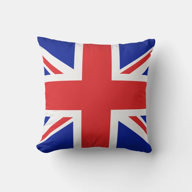 Coussin Oreiller-Oreiller-Drapeau Britannique (Recto)