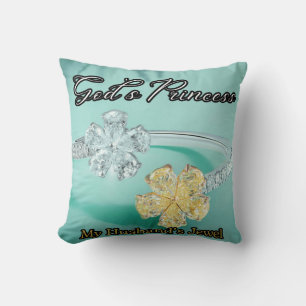 Coussin Oreillère à lancer légère Princess Bling de Dieu