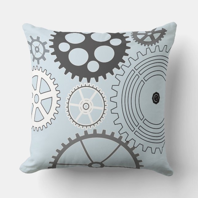 Coussin OREILLES BLEUES DESIGN OREILLES Rétro Lancer Oreil (Recto)