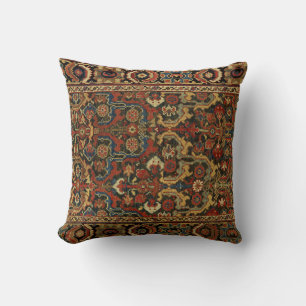 Coussin Oriental Persian Carpet with Floral