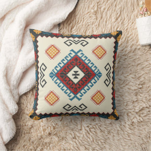 Coussin Oriental Traditionnel Turc Kilim Motif