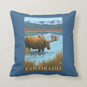 Coussin Orignaux DrinkingColorado