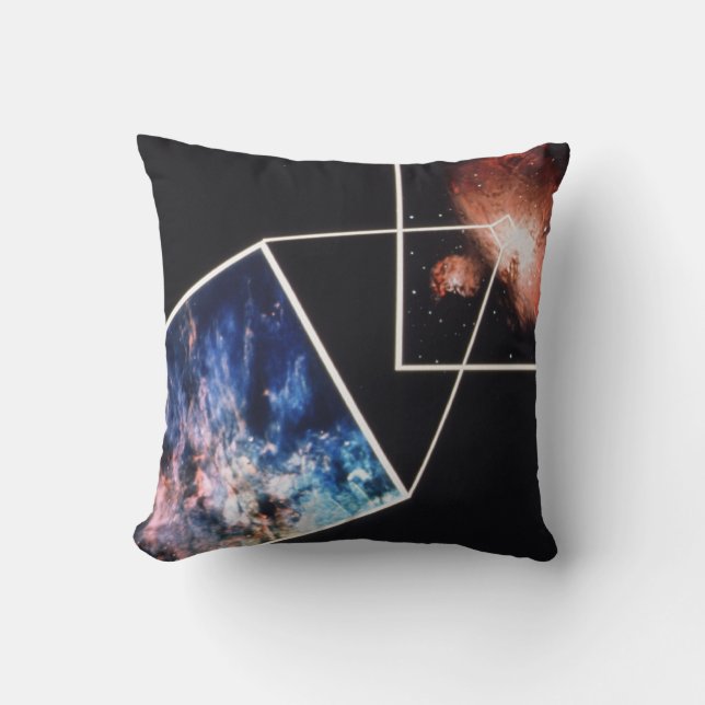 Coussin Orion Nebula - Vue du télescope spatial Hubble (Recto)