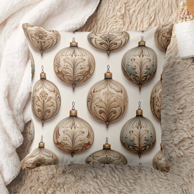 Coussin Ornate Circle Ornaments - Baroque & Quilted (1) (Couverture)