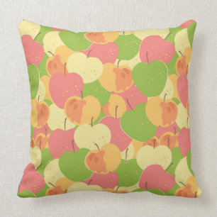 Coussin Ornement avec des pommes