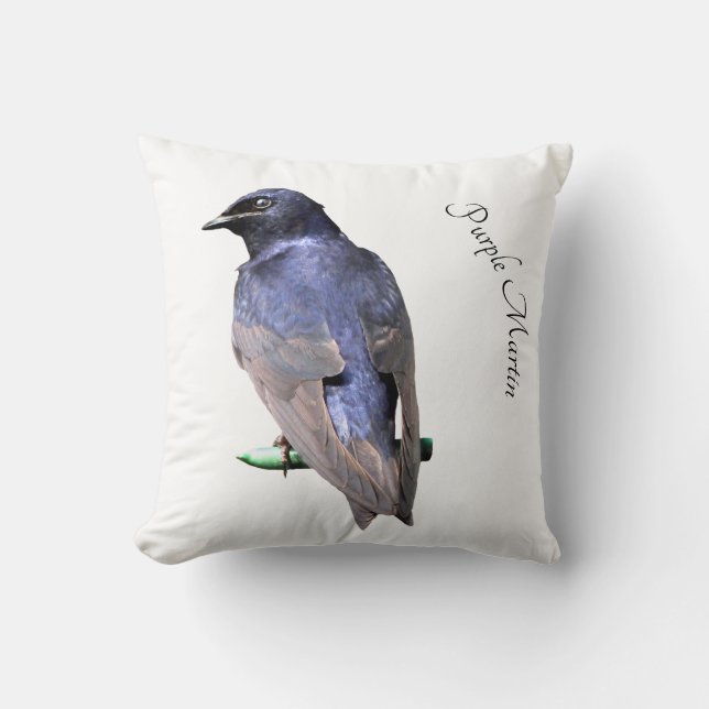 Coussin Ornement Purple Martin (Recto)