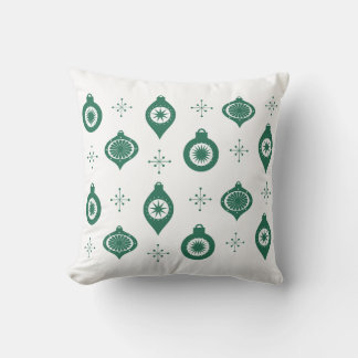 Coussin Ornement Vintage moderne vert