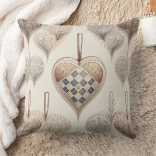 Coussin Ornements de cœur ornés - Baroque et Piqué (3)