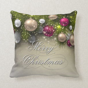 Coussin Ornements de vacances de Noël - multi