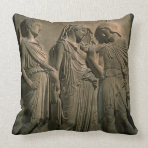 Coussin Orphée, Eurydice et Hermes (marbre)
