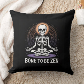 Coussin Os à être Zen - Décoration de yoga de méditation d