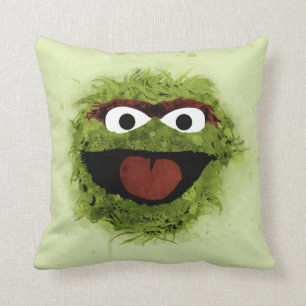 Coussin Oscar le Grognon Tendance aquarelle