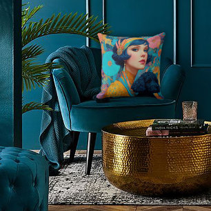 Coussin Osez la déco dans le style Flapper